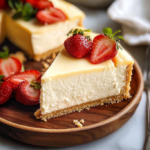 Classic Baked Cheesecake with Strawberries 3 Classic Baked Cheesecake with Strawberries