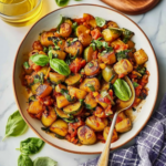 Sautéed Potatoes with Tomato and Basil 3 Sautéed Potatoes with Tomato and Basil