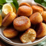 Lemon Sugar-Coated Ricotta Donuts