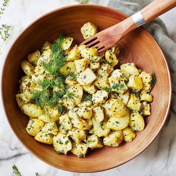 Herbed Potato Salad (No Mayo)
