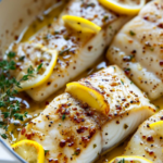 Baked Lemon Herb White Fish 3 Baked Lemon Herb White Fish