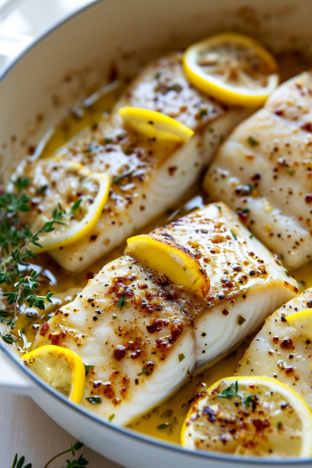 Baked Lemon Herb White Fish