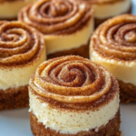 Mini Cinnamon Swirl Cheesecakes