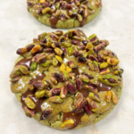 Pistachio Caramel Cookies