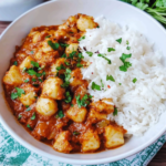 Spiced Potato Curry with Steamed Basmati Rice 3 Spiced Potato Curry with Steamed Basmati Rice