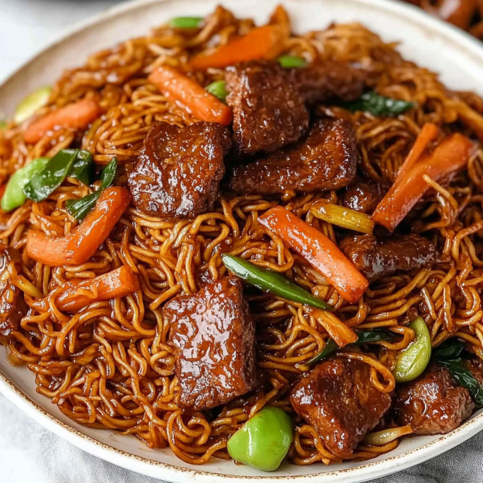 Beef Stir-Fried Noodles