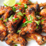 Crispy Baked Chicken Wings with Garlic and Herbs 3 Crispy Baked Chicken Wings with Garlic and Herbs