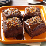 Chocolate Brownie Layer Cake with Nuts 3 Chocolate Brownie Layer Cake with Nuts