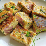 Ham and Cheese Egg Bake Squares 3 Ham and Cheese Egg Bake Squares