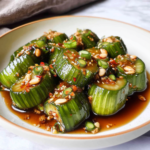 Spicy Soy‑Marinated Cucumber Salad with Sesame and Pine Nuts 3 Spicy Soy‑Marinated Cucumber Salad with Sesame and Pine Nuts