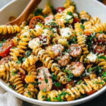 Sausage and Roasted Vegetable Pasta Salad 3 Sausage and Roasted Vegetable Pasta Salad