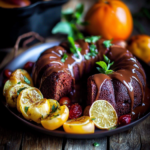 Moist Chocolate Persimmon Bundt Cake with a Zesty Citrus Glaze 3 Moist Chocolate Persimmon Bundt Cake with a Zesty Citrus Glaze