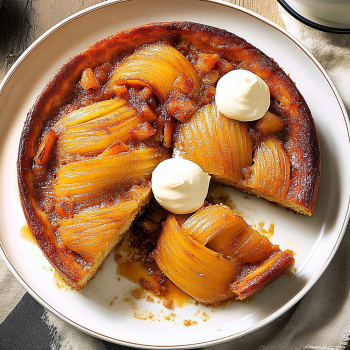 Caramelized Pear Upside-Down Cake