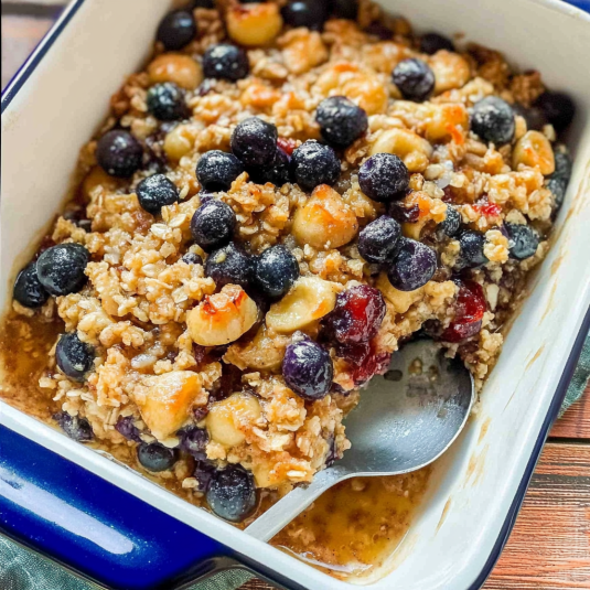 Blueberry Baked Oatmeal