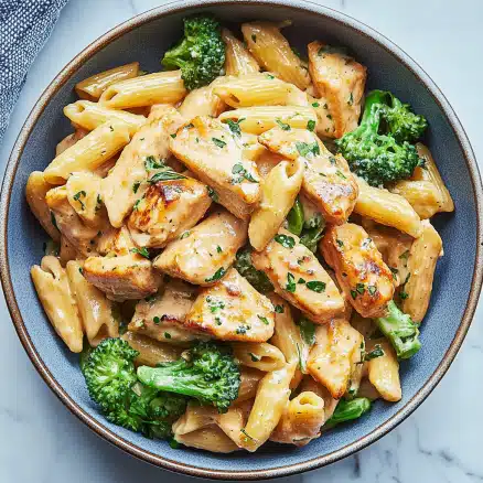 Creamy Chicken and Broccoli Pasta