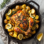 Golden Roasted Whole Chicken with Crispy Lemon‑Herb Potatoes 3 Golden Roasted Whole Chicken with Crispy Lemon‑Herb Potatoes