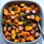 Roasted Sausage and Sweet Potato Skillet 3 Roasted Sausage and Sweet Potato Skillet