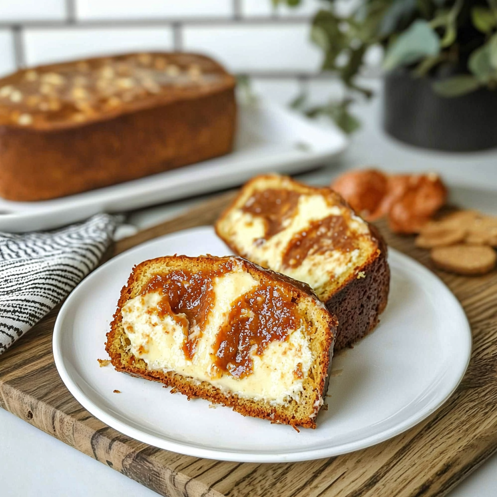 Dulce de Leche Cheesecake Loaf Cake 2 Dulce de Leche Cheesecake Loaf Cake