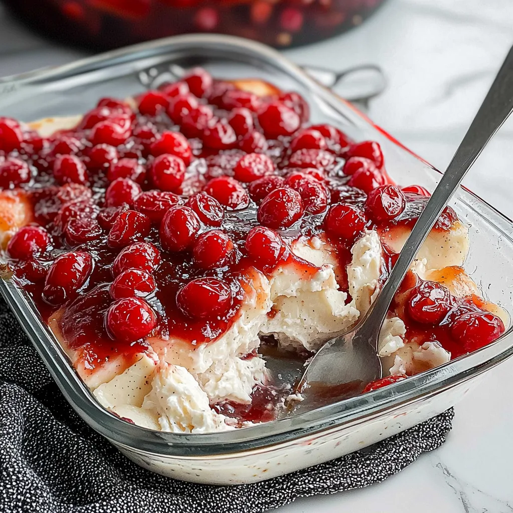 Cherry Cheesecake Lush Dessert