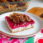 Creamy Cherry Oat Bars with Fig Crunch Topping 3 Creamy Cherry Oat Bars with Fig Crunch Topping