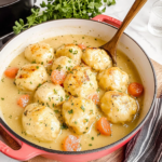 Homestyle Chicken and Dumplings with Carrots