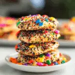 Birthday Sprinkle Sugar Cookies 3 Birthday Sprinkle Sugar Cookies