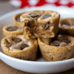 Gooey Caramel Chocolate Chip Cookie Cups 3 Gooey Caramel Chocolate Chip Cookie Cups
