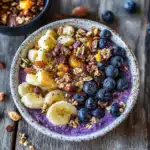 Blueberry Banana Smoothie Bowl 3 Blueberry Banana Smoothie Bowl