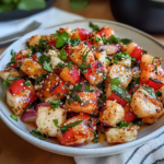 Sesame Roasted Root Vegetable Salad with Fresh Herbs and Tangy Vinaigrette