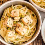 Creamy Chicken Alfredo Pasta with Peas 3 Creamy Chicken Alfredo Pasta with Peas