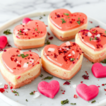 Valentine’s Day Heart Cheesecakes: Creamy Mini Heart-Shaped Cheesecakes with a Glossy Red Glaze – Perfect for Romantic Occasions 3 Valentine’s Day Heart Cheesecakes: Creamy Mini Heart-Shaped Cheesecakes with a Glossy Red Glaze – Perfect for Romantic Occasions