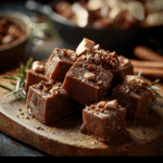 Creamy Chocolate Fudge with Roasted Nuts