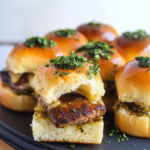 Mini Beef Sliders with Herbs 3 Mini Beef Sliders with Herbs