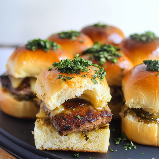Mini Beef Sliders with Herbs