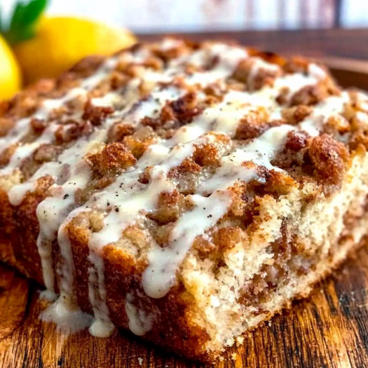 Cinnamon Streusel Coffee Cake with Vanilla Glaze 2 Cinnamon Streusel Coffee Cake with Vanilla Glaze