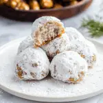 Snowball Coconut Rum Balls – No-Bake Holiday Treats Coated in Powdered Sugar