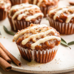 Cinnamon Streusel Muffins with Vanilla Glaze: Moist Spiced Muffins Topped with a Buttery Crumble and Sweet Drizzle 3 Cinnamon Streusel Muffins with Vanilla Glaze: Moist Spiced Muffins Topped with a Buttery Crumble and Sweet Drizzle