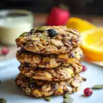 Soft Baked Oatmeal Trail Mix Cookies 3 Soft Baked Oatmeal Trail Mix Cookies