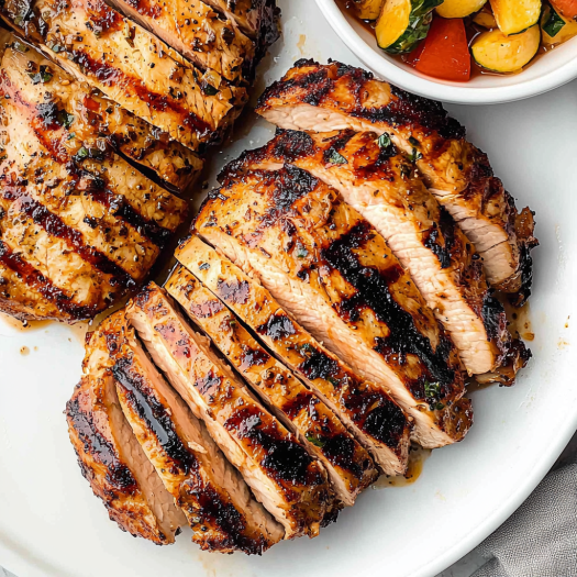 Grilled Marinated meat Tenderloin Medallions
