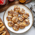 Salted Caramel Shortbread Bites with Chocolate Drizzle