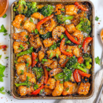 Sticky Teriyaki Chicken and Veggie Sheet Pan Dinner