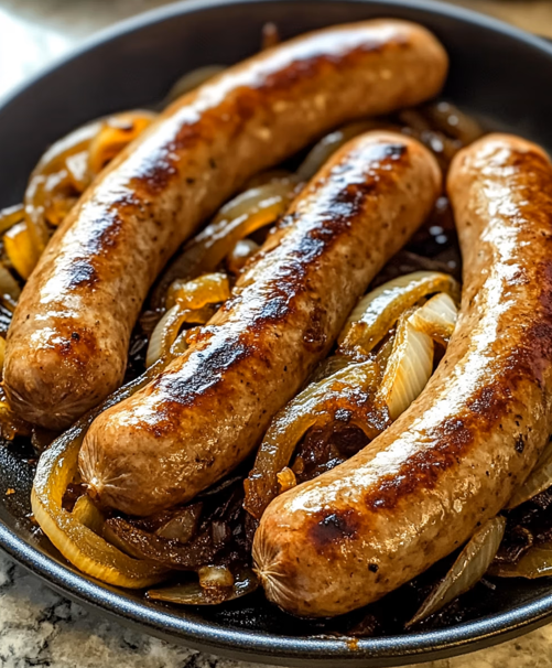 Sausages with Onions