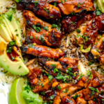 Teriyaki Chicken with Rice and Avocado