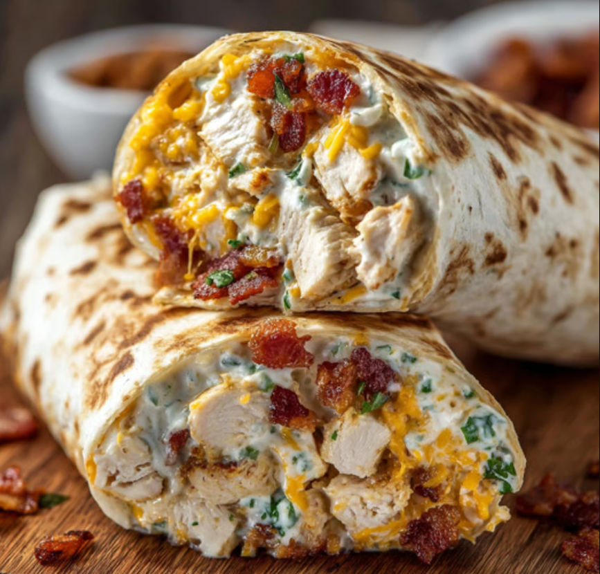 Chicken Bacon Ranch Wraps