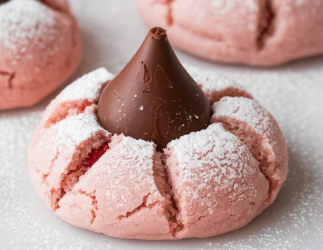Strawberry Hershey Kiss Blossoms