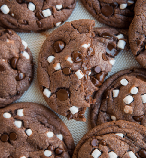 Hot Chocolate Cookies