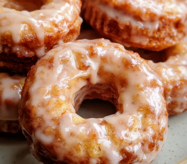 Glazed Sour Cream Donuts