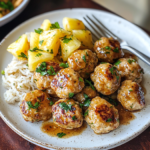 Pineapple-Glazed Meatballs