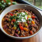Hearty Beef and Bean Chili
