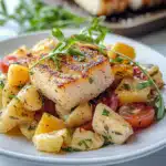 Glazed Paneer with Spiced Grape Reduction